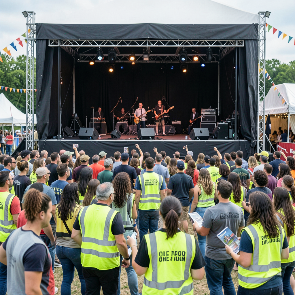 King's Award for Voluntary Service presented to Bunkfest volunteers in Wallingford